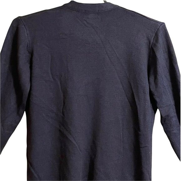 Parker School Uniform Cardigan Sweater Unisex Small Navy Cornerstone School TX - Picture 7 of 12
